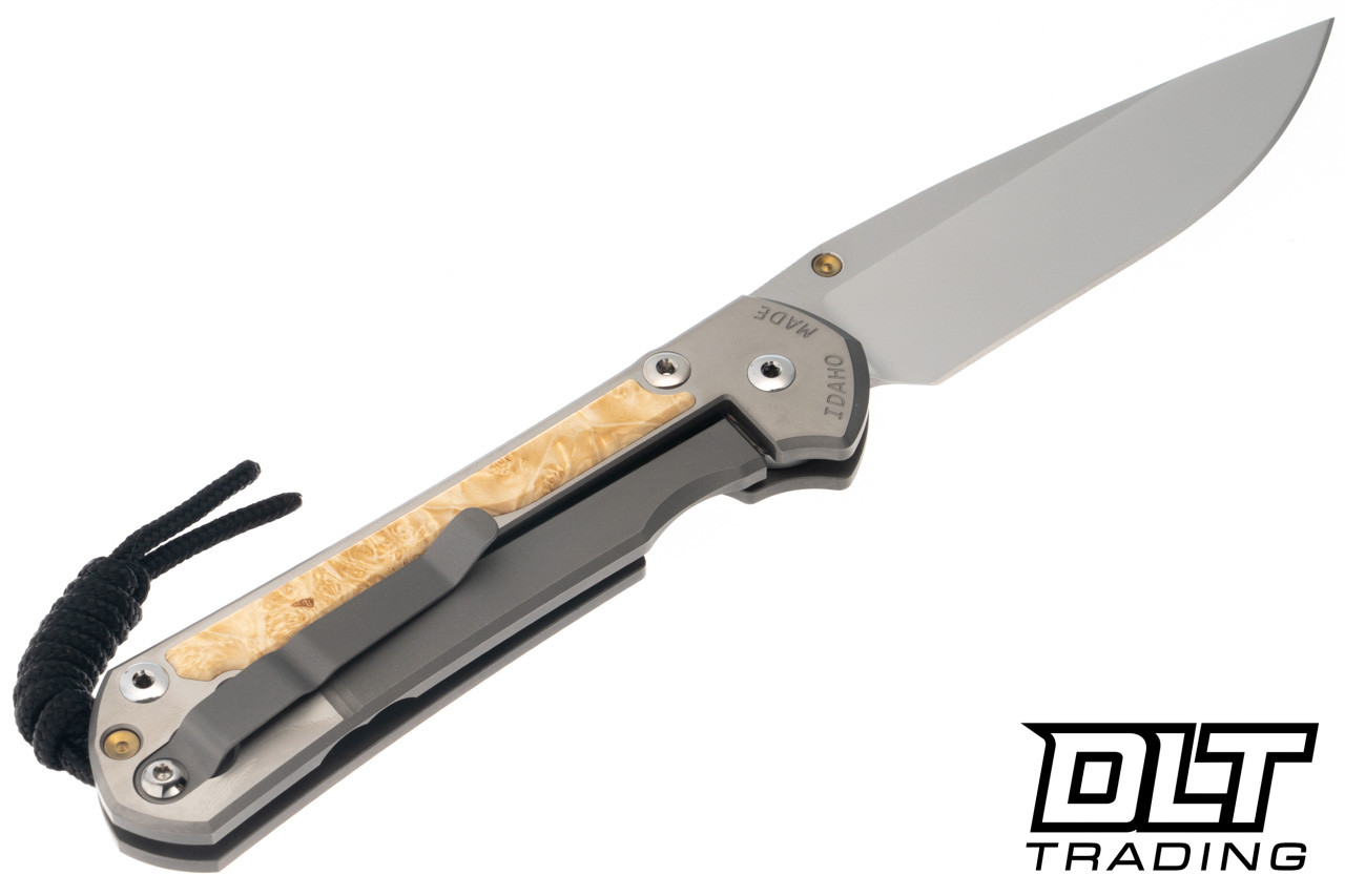 Chris Reeve Large Sebenza 31 - Polished Titanium & Blade - Box