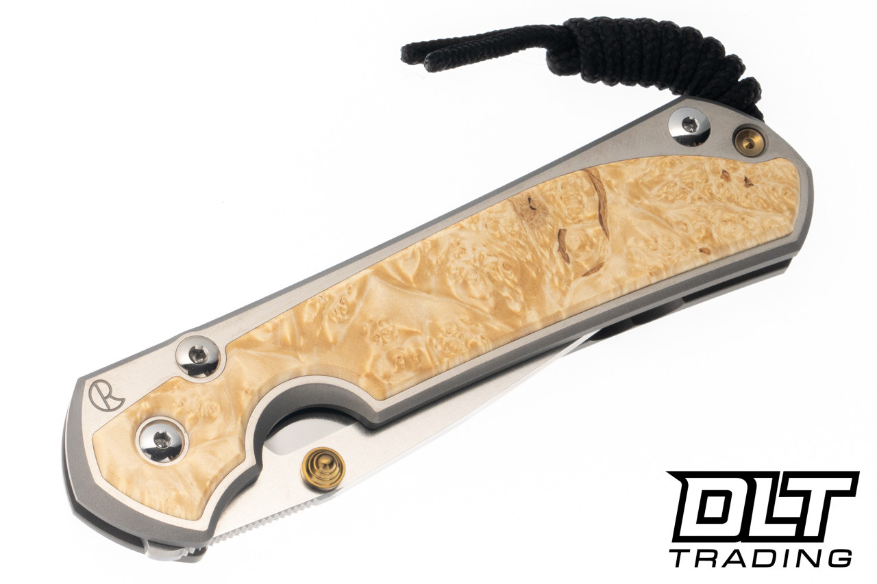 Chris Reeve Large Sebenza 31 - Polished Titanium & Blade - Box