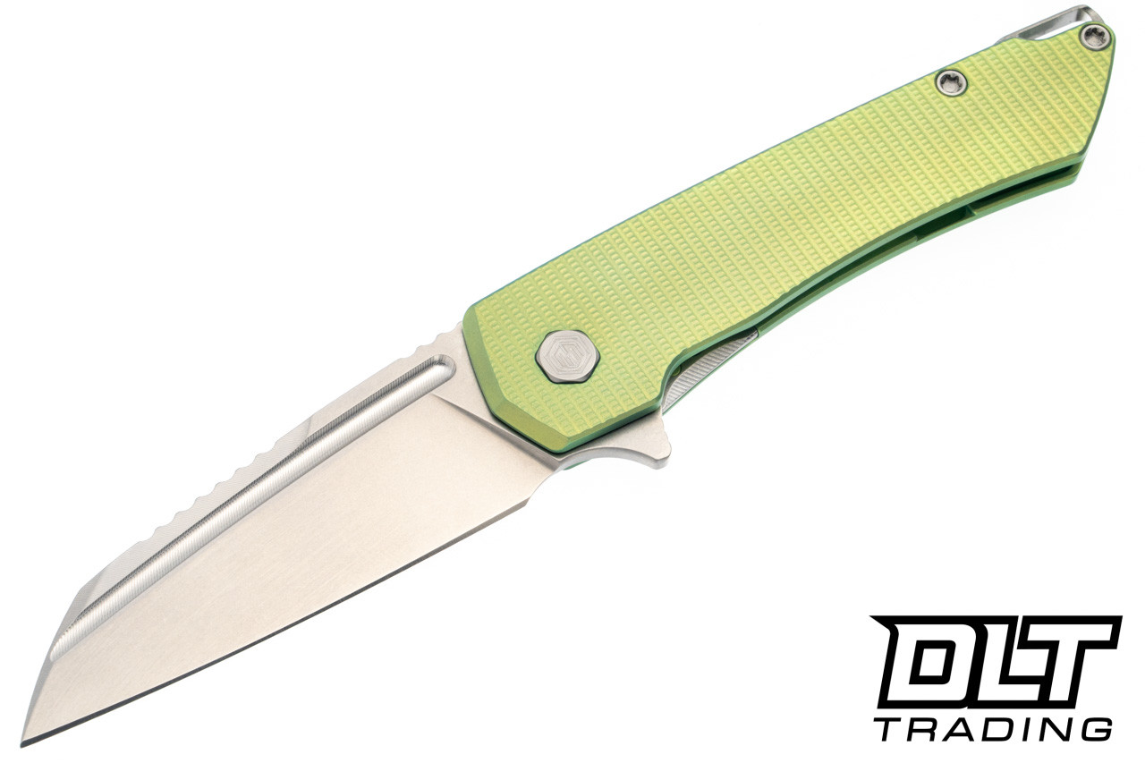 MachineWise Mojave - Green Textured Titanium - Lightwash S90V