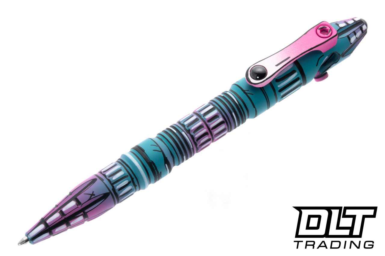 Heretic Thoth Titanium Pen - Miami Vice Cel Shading - DLT Trading