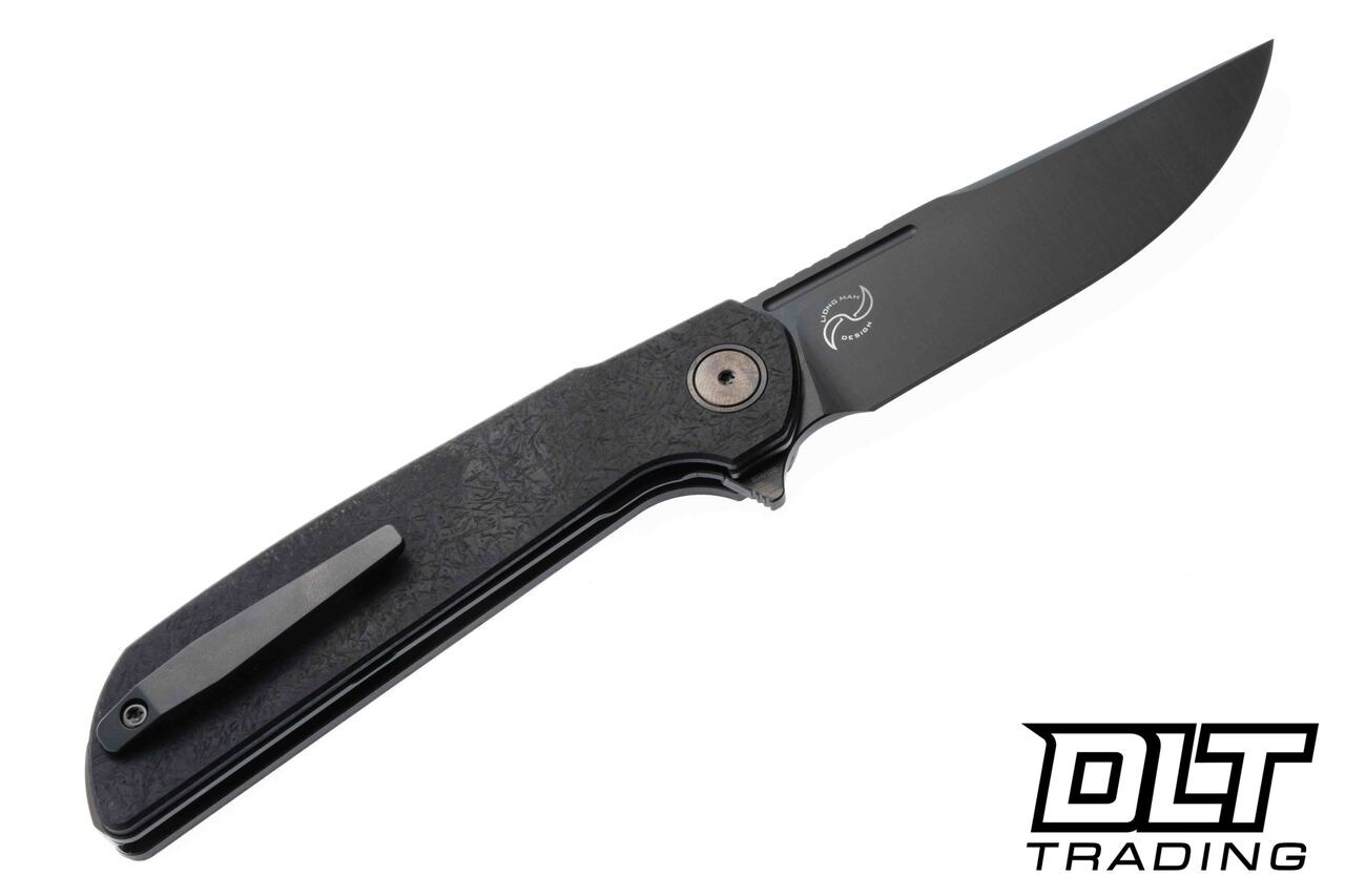 Reate Remedy - Satin DLC Elmax Blade - Black FatCarbon Glass - DLT