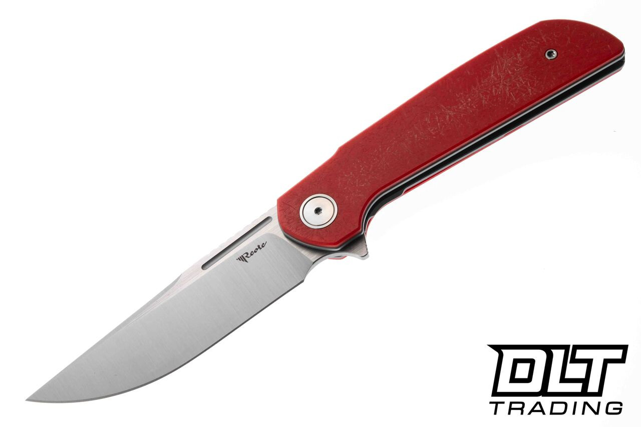 Reate Remedy - Satin Elmax Blade - Red FatCarbon Glass - DLT Trading