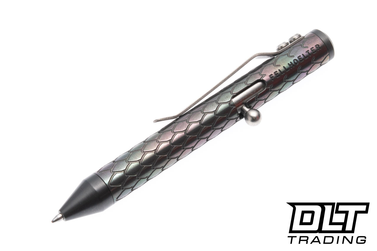 Fellhoelter TiNyBolt - Dragon Engraved - Zirconium - DLT Trading