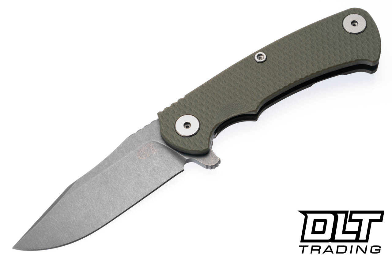 美品 INDUSTY インダスティプロテクター XS Hinderer Project X Clip Point S45VN - Battle Bronze Anodized