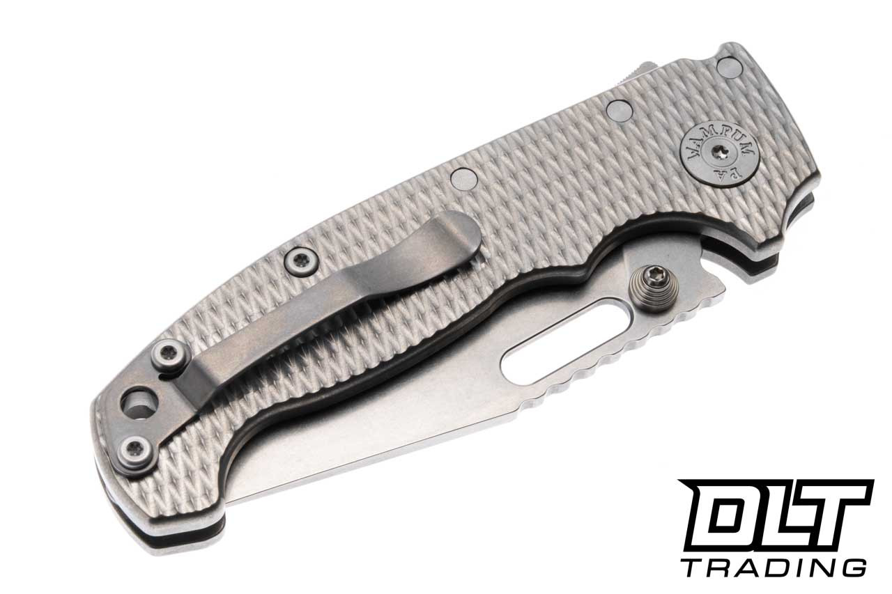 ｕｎｋｏ（閣下） Demko AD20I Slim Nitro-X7 - Slotted Drop Point - Textured Titanium