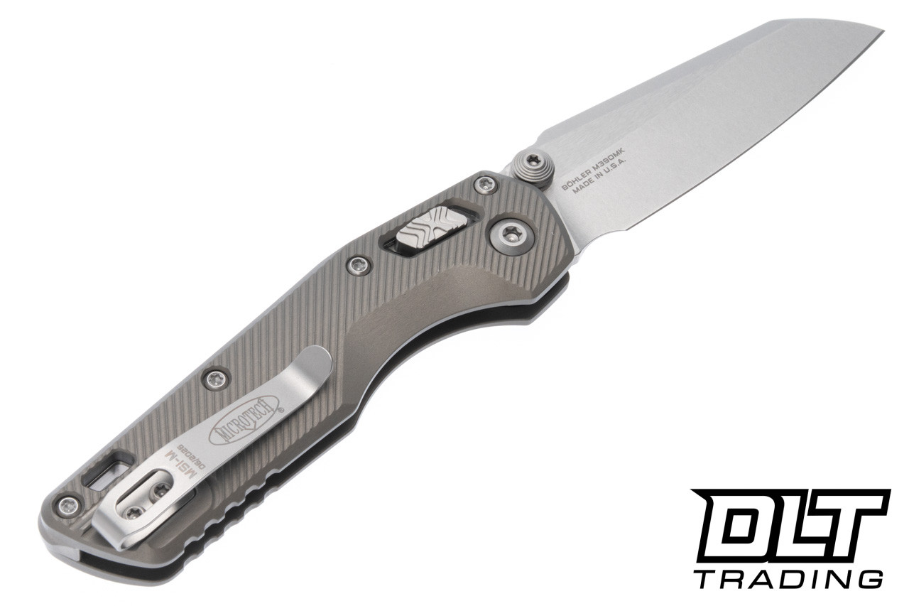 M6 ユーティリティ　リニクト Microtech MSI Mini Ram-Lok - Natural Clear Fluted Handle