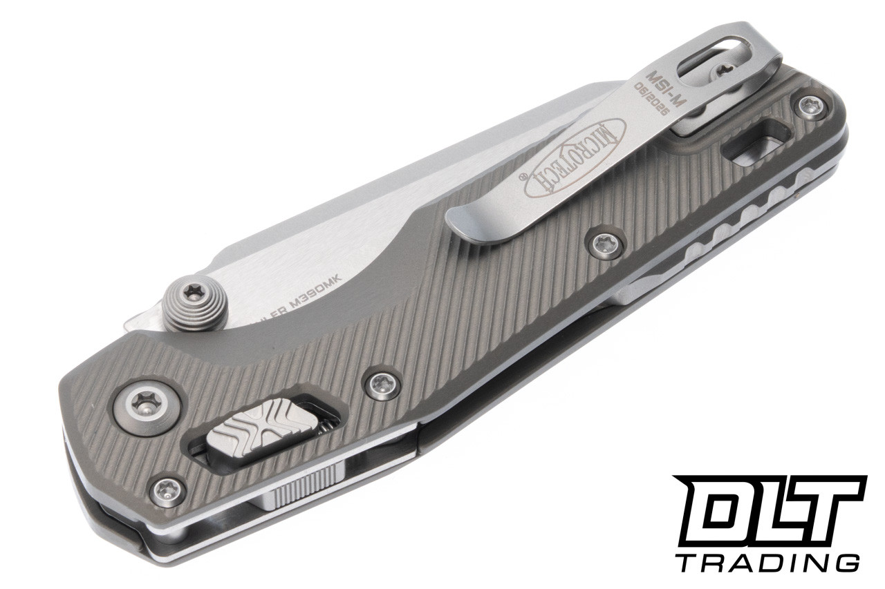 Microtech MSI Mini Ram-Lok - Natural Clear Fluted Handle