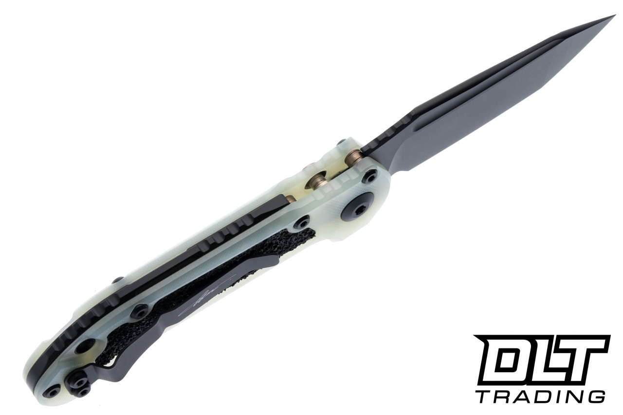 Microtech LUDT Gen III T/E - Jade G-10 - Black Blade - Signature