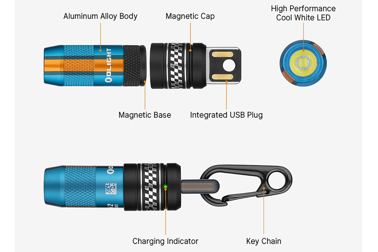 Olight imini 2 Rechargeable Mini Flashlight - Roadster - DLT Trading
