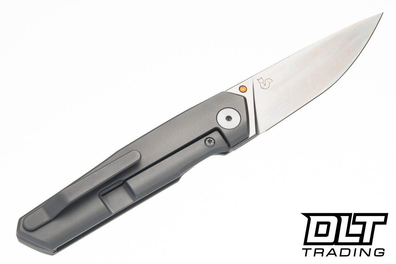 Bestech Knives Vulpex VK-KUZE - Bead Blasted Titanium - Satin