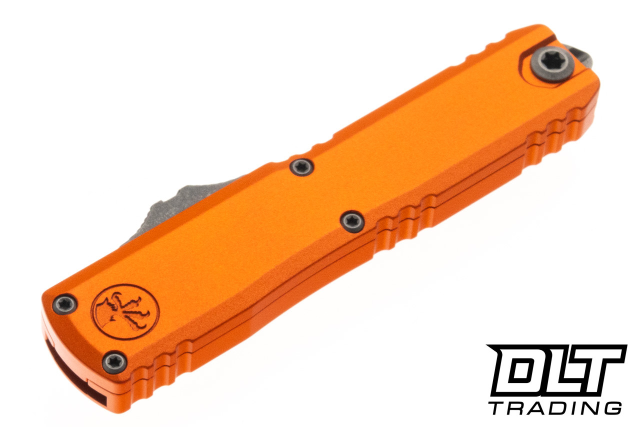 Microtech UTX-70 Gen IV S/E - Orange Handle - Apocalyptic Blade