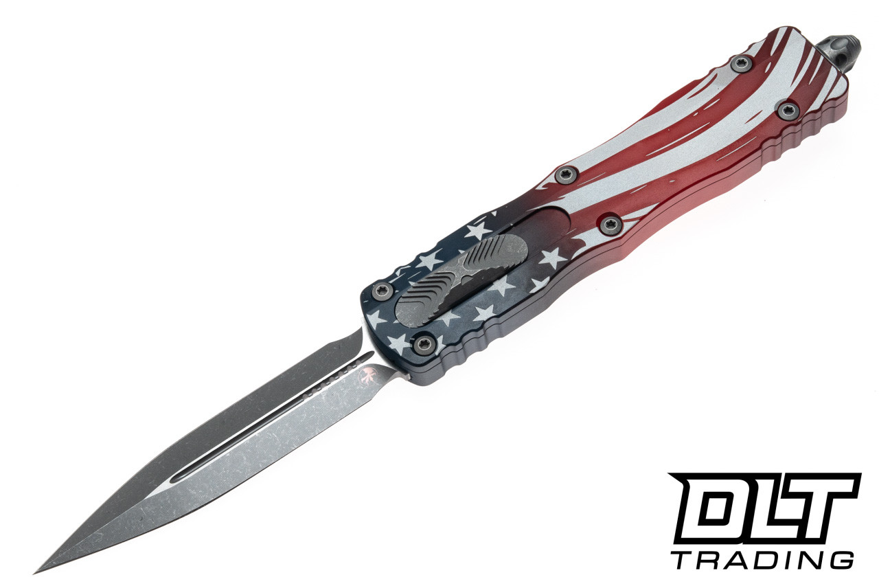 Microtech Dirac Delta - 250th Anniversary - Flag Handle