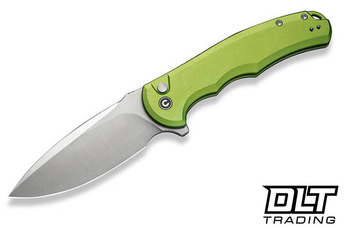 Civivi Button Lock Praxis C18026E-3 - Lime Green Aluminum - Satin