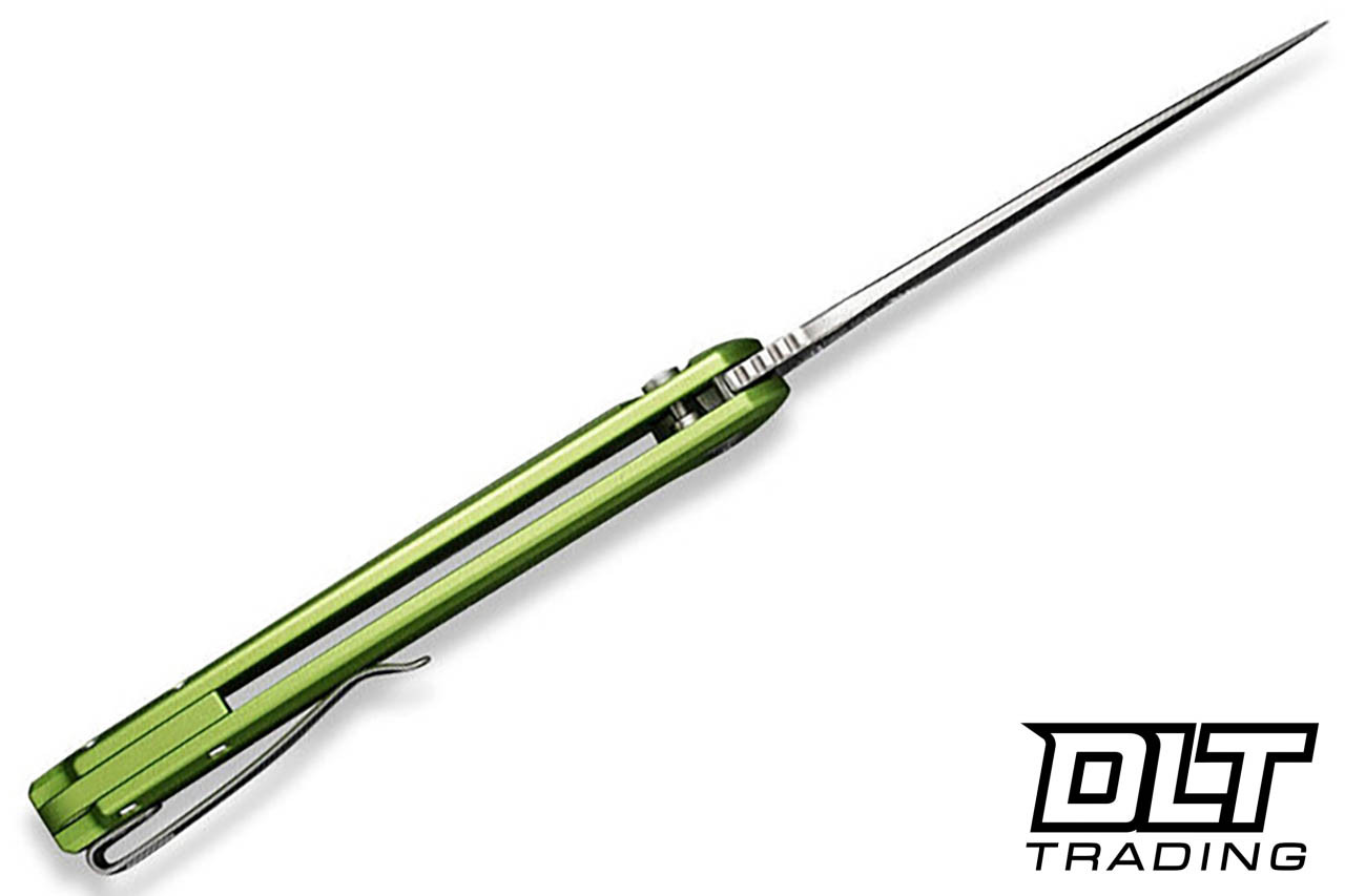 Civivi Button Lock Praxis C18026E-3 - Lime Green Aluminum - Satin