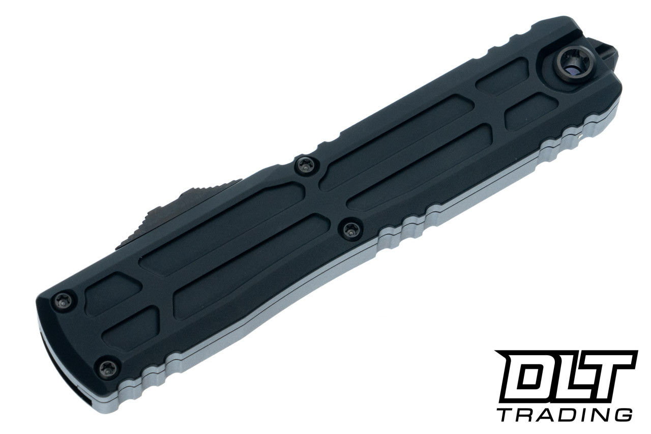 Microtech Ultratech EX-ZBP Interceptor - Shadow Handle - DLC Blade