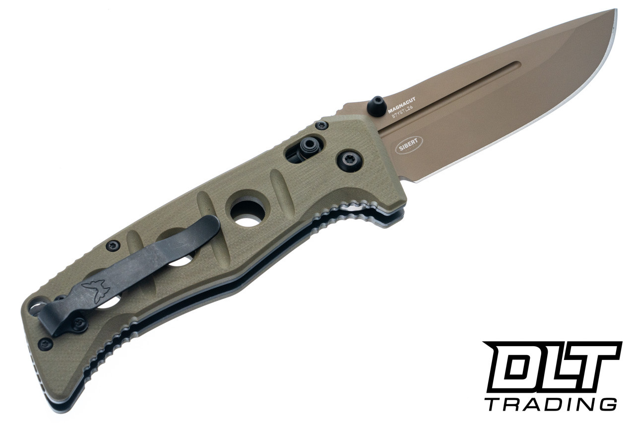 Benchmade Adamas 275FE-04 - OD Green G-10 - Flat Earth Cerakote