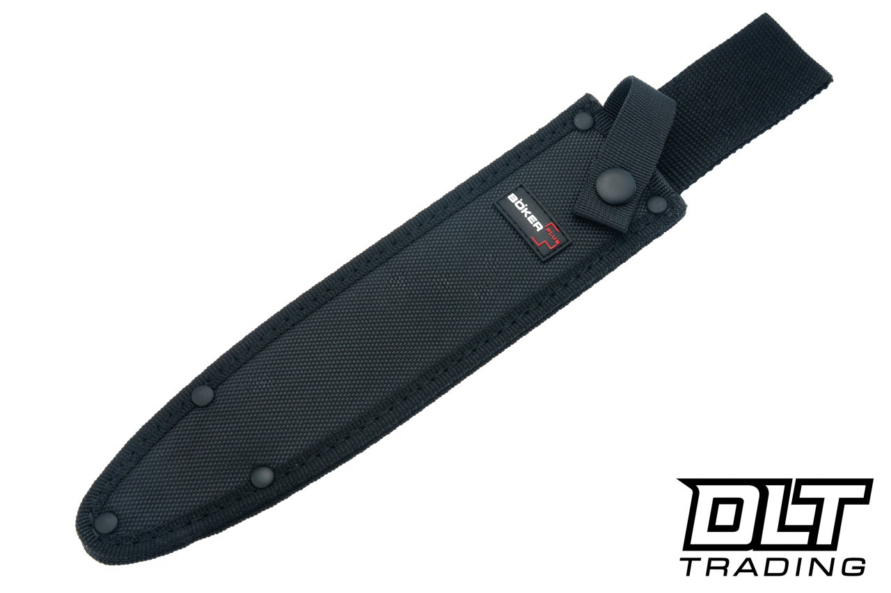 Boker Plus HL Boar Dagger - Orange TPR - Fixed 440C Dagger Blade
