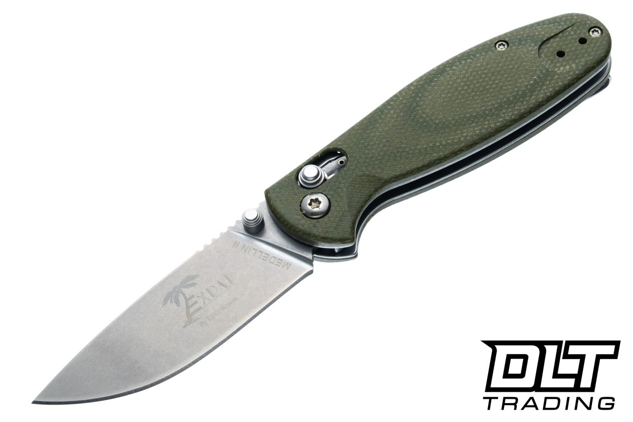 ESEE Expat Medellin II - OD Green Canvas Micarta - Stonewash S35VN