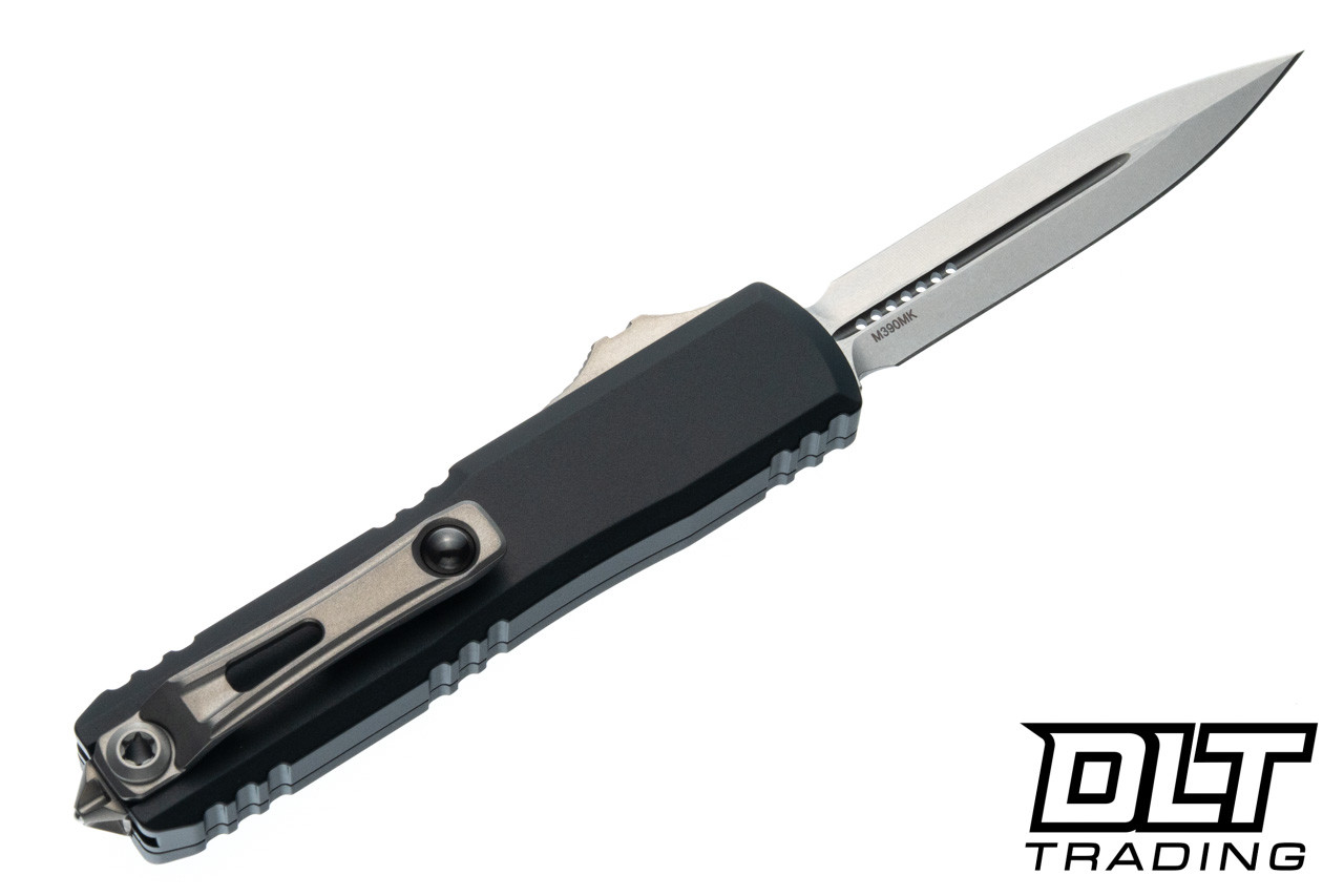 Microtech UTX-70 Gen IV - Black Handle - Stonewash Blade - 11474