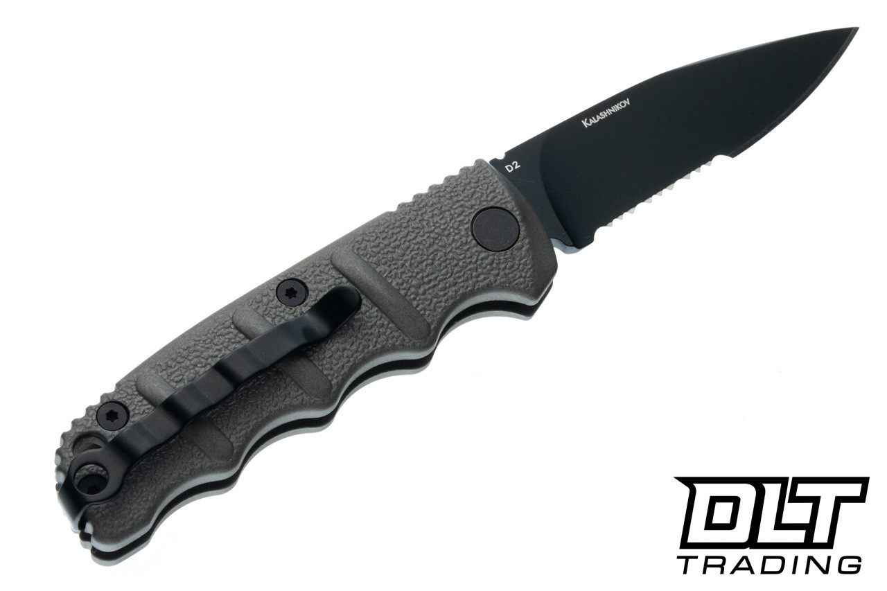 DIGICA BLACK BANDIT 1/2スケール Boker Plus Mini Kalashnikov - Gray Aluminum - Black D2 Partially