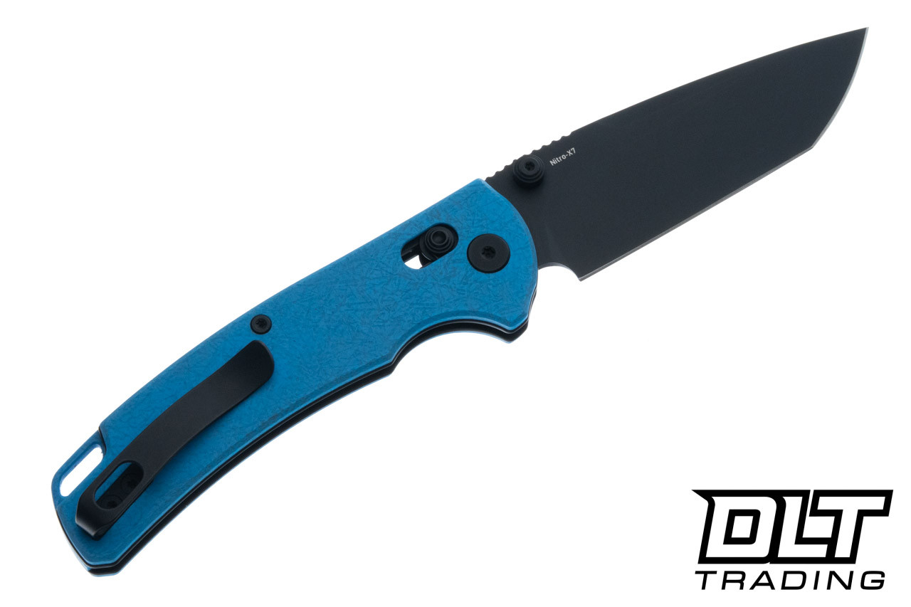Reate Horizon X - Blue Glass FatCarbon - Black PVD Nitro-X7 Tanto