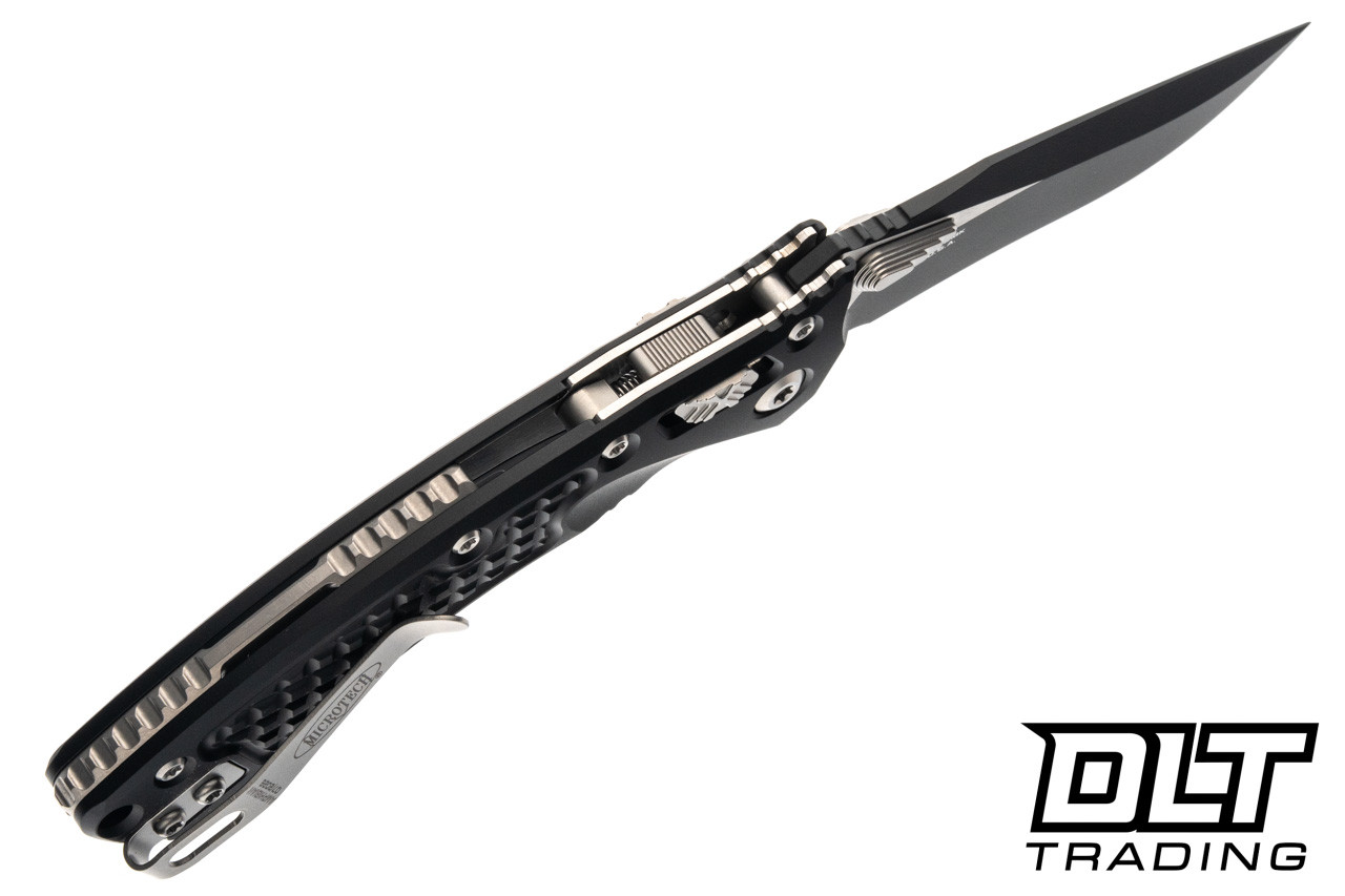 Microtech Amphibian Mini Ram-Lok S/E - Black Frag Handle - Black