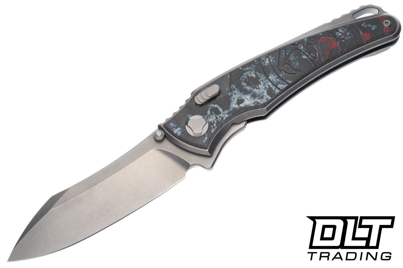 Hawk Talon - Titanium Handle - Santa Clara CamoCarbon Overlay