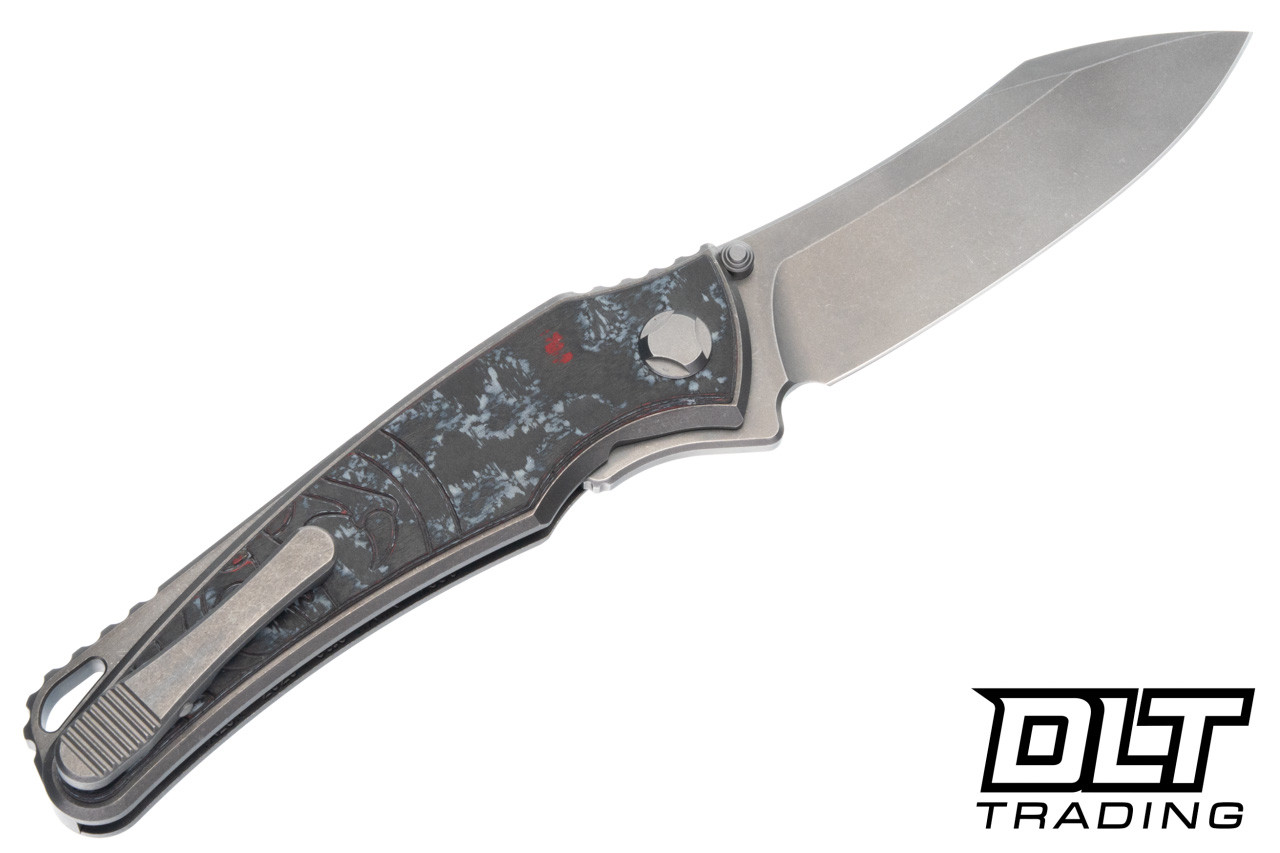 Hawk Talon - Titanium Handle - Santa Clara CamoCarbon Overlay