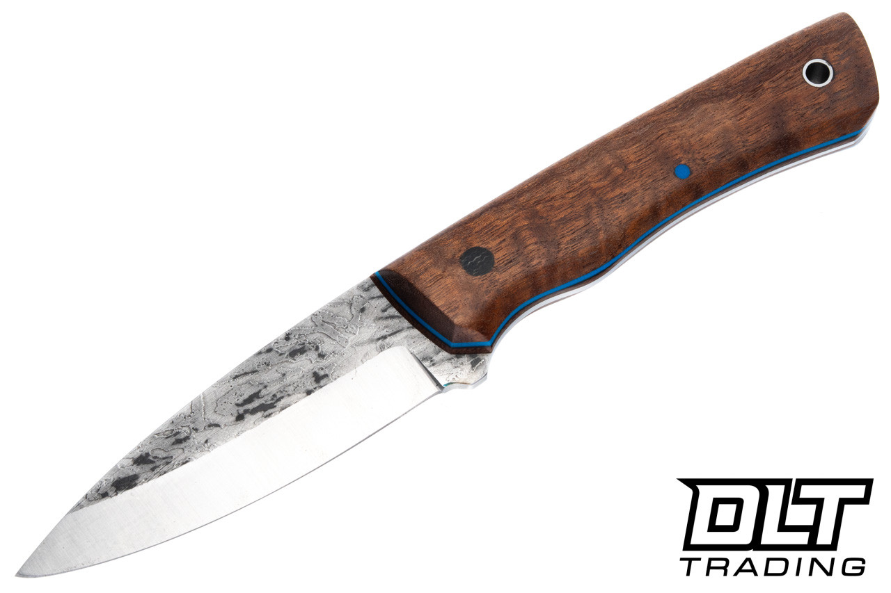 Darlington Edgecraft Freyja - Flamed Sapele - Blue & Black G-10