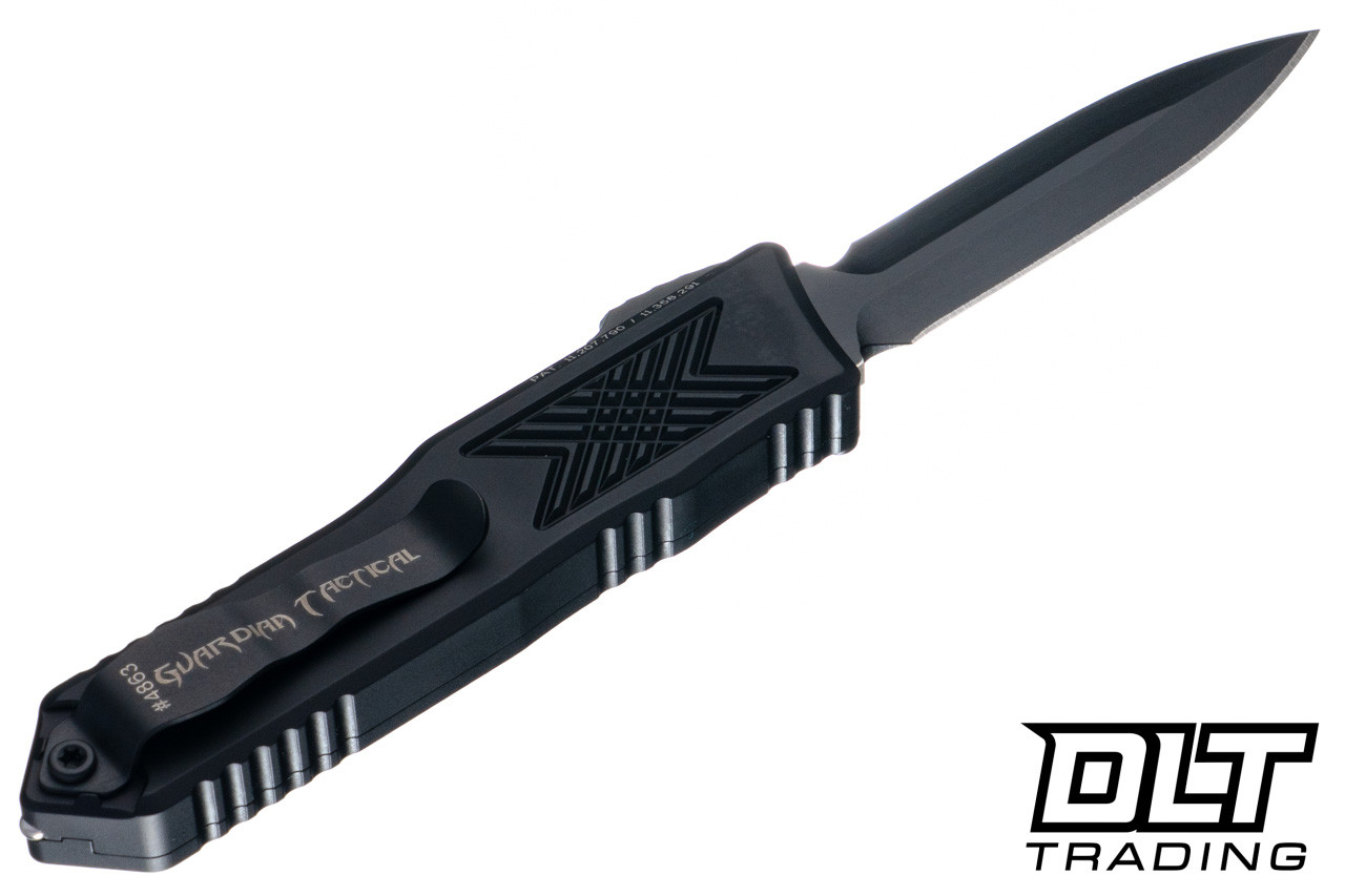 Guardian Tactical GTX-025 OTF - Black Aluminum - Black Elmax