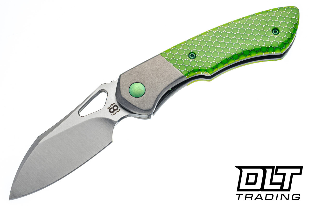 Olamic Cutlery WhipperSnapper Bolsterlock Wharnfoot - Satin Blade