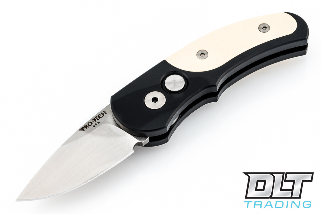 Pro-Tech Runt J4 - Tuxedo Handle - Satin Blade - DLT Trading