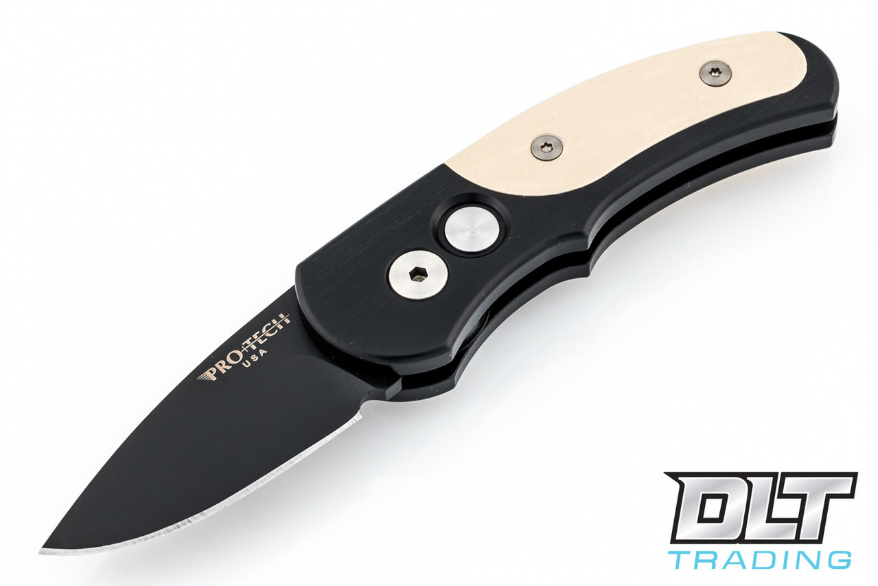 Pro-Tech Runt J4 - Tuxedo Handle - Black Blade - DLT Trading