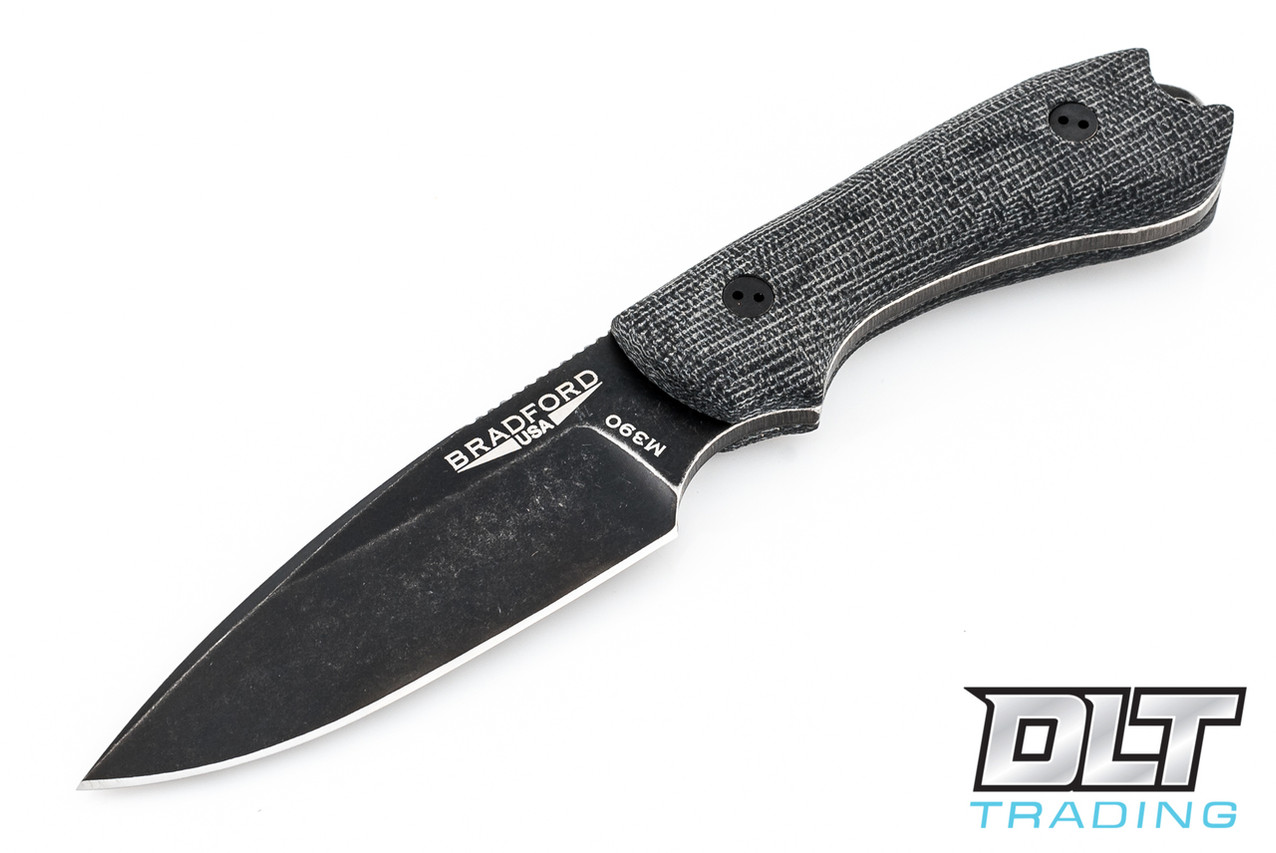 Bradford Guardian 3 M390 - 3D Black Micarta - False Edge - Nimbus