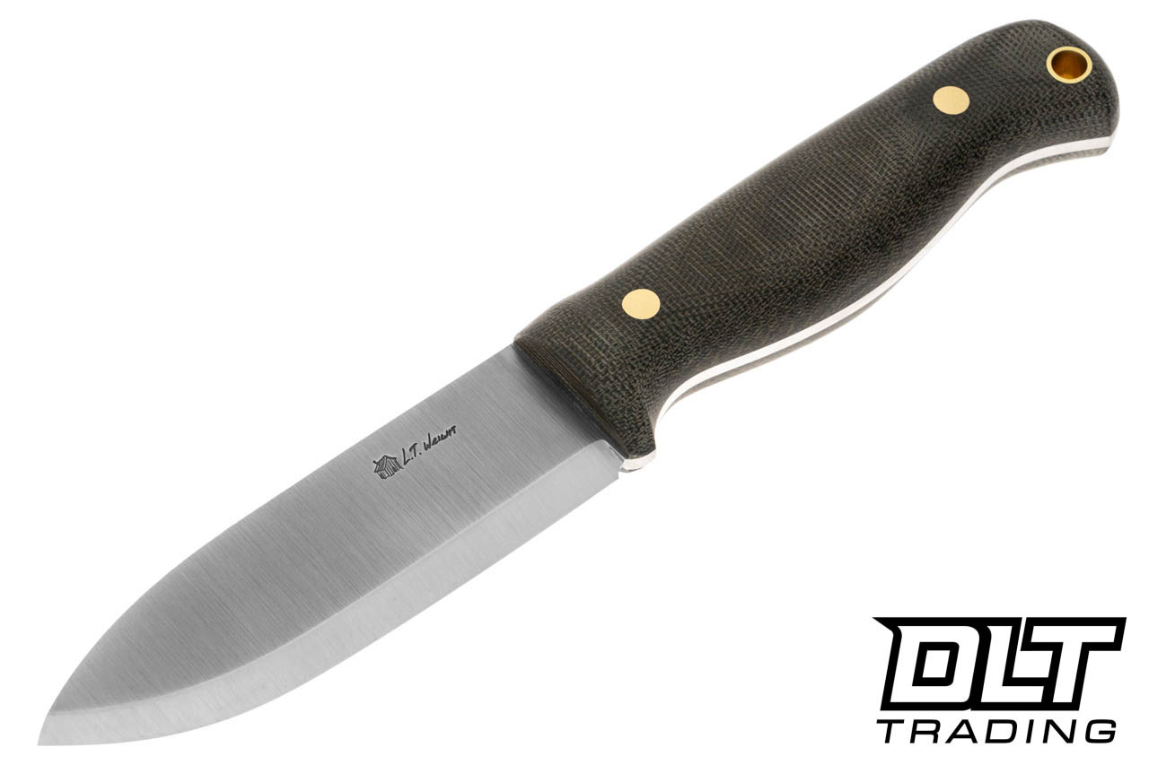 BRUNT LACKING ラッキング　オリーブ　新品 LT Wright Outback 3V - Scandi - Green Micarta & Matte Finish