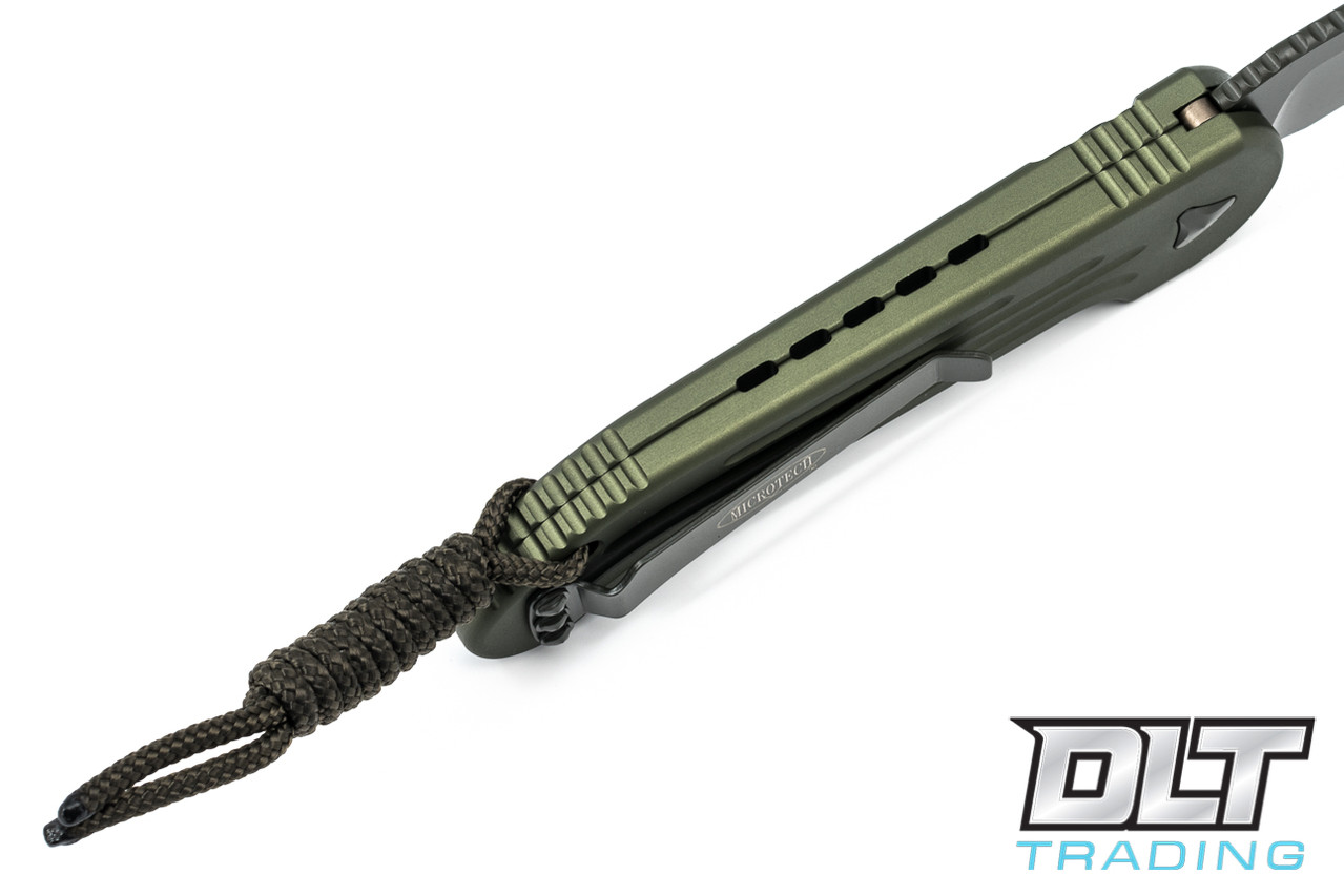 Microtech 135-1GR LUDT - Green Handle - Green Blade - Green Aluminum
