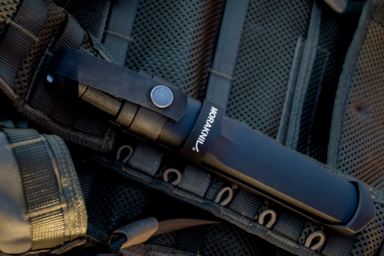 Mora Garberg Full Tang Knife Carbon Steel Multi Mount Sheath DLT