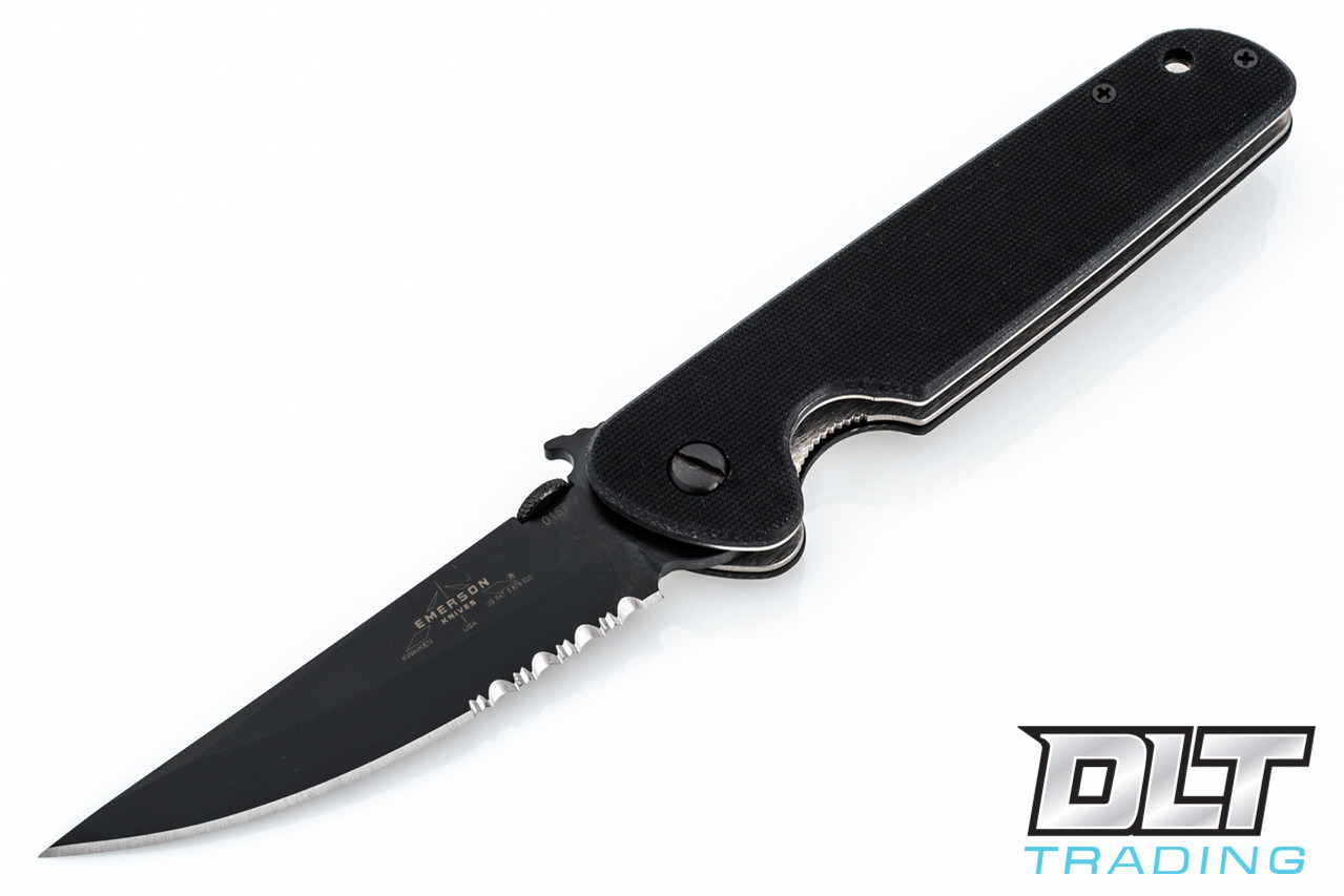 Emerson Lake & Palmer K2 HD BOX【新品未使用】 Emerson Tactical Kwaiken - Black Blade - Partially Serrated - DLT