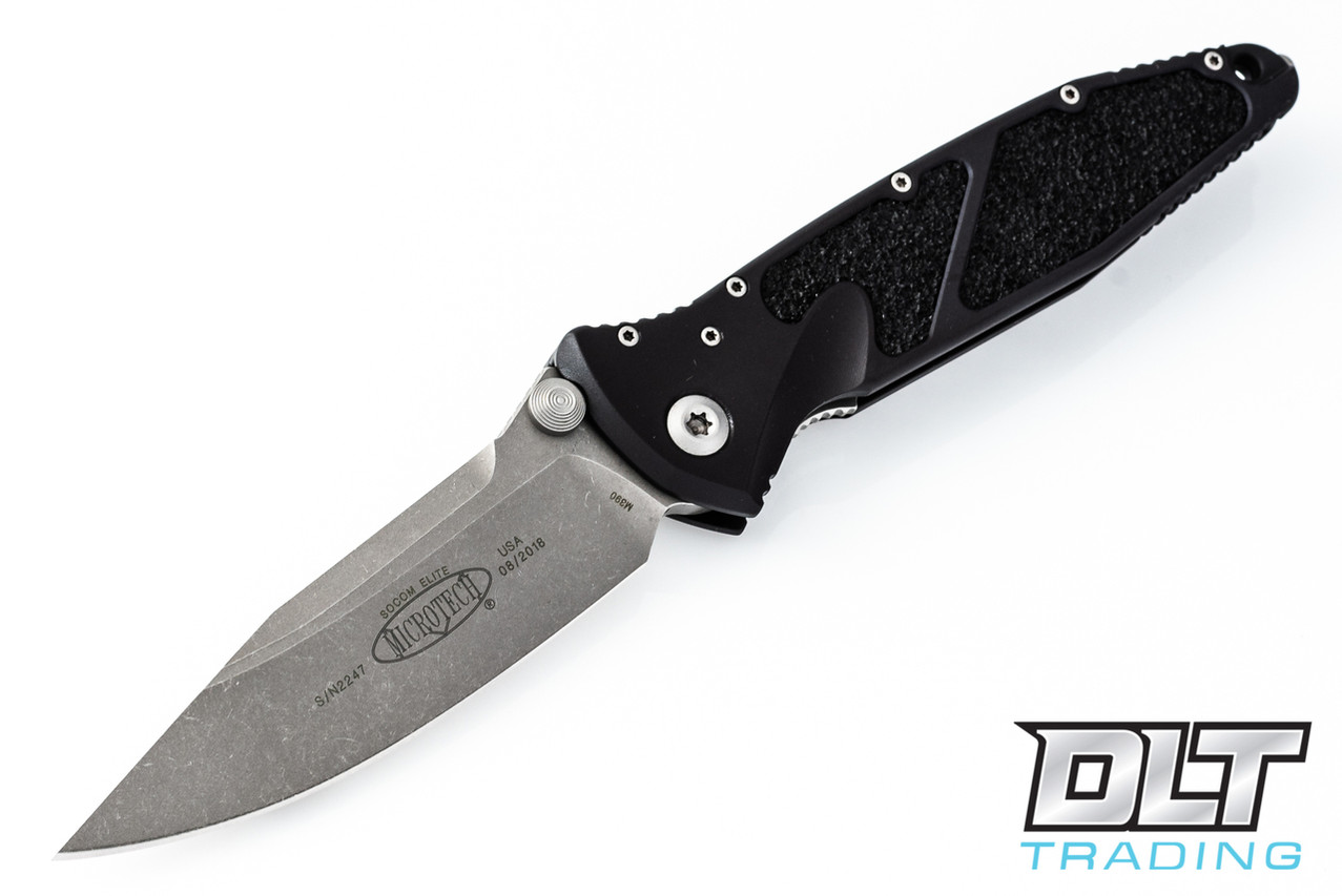 Microtech 160-10AP SOCOM Elite S/E-M - Black Handle