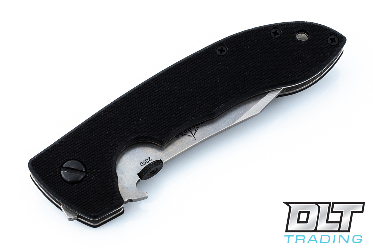 Emerson Horseman Mini CQC-8 - Stonewashed Blade - Partially