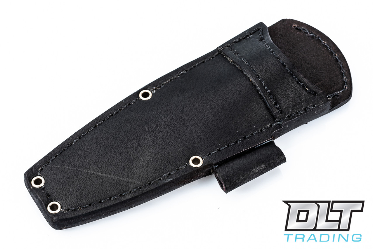 Brute Leather Sheath - Black - Left-Handed - DLT Trading