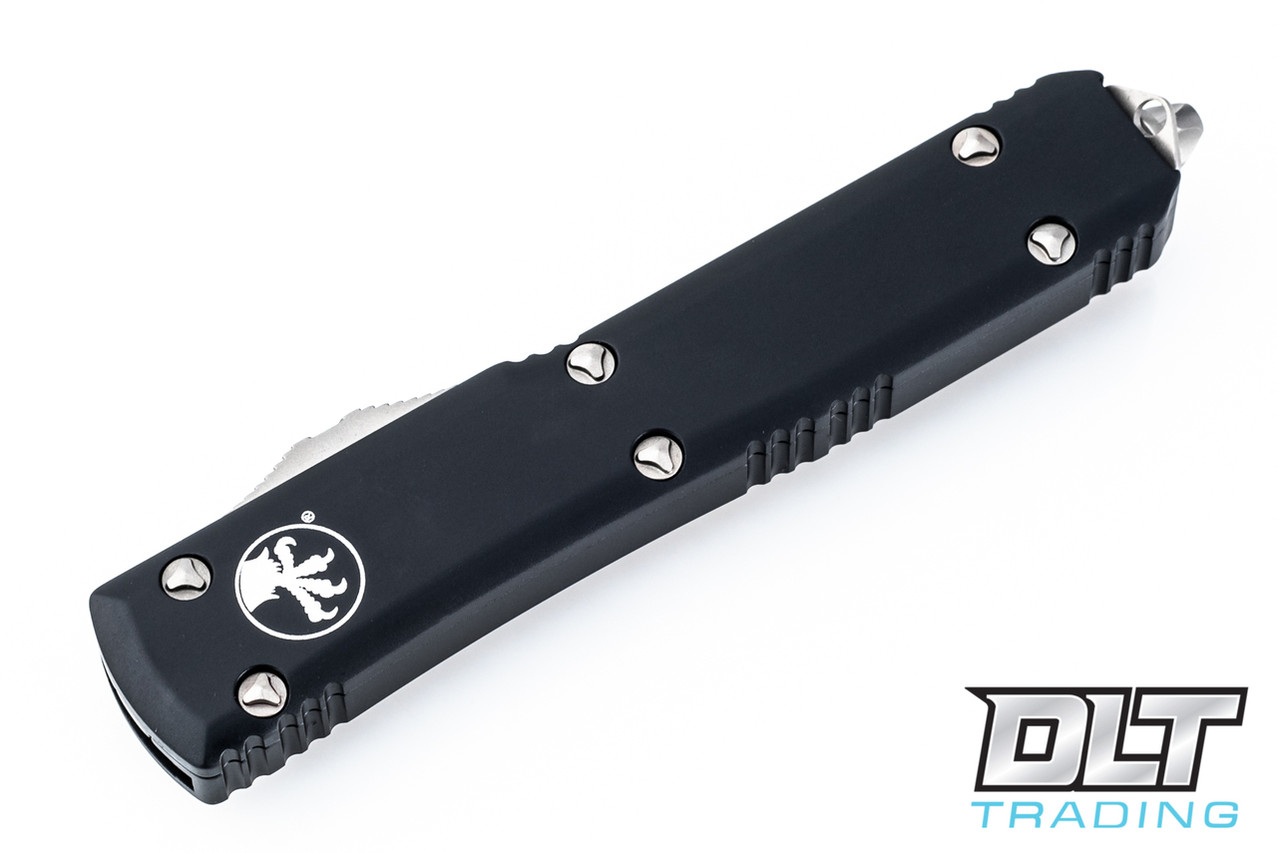 Microtech Ultratech Spartan - Black Handle - Apocalyptic Blade