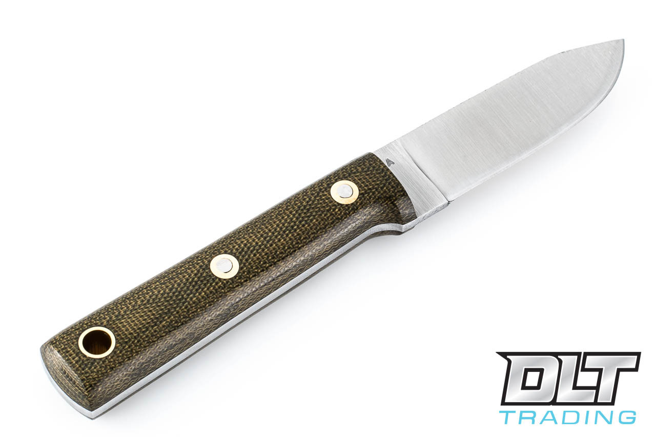 LT Wright | Maverick Colt A2 - Flat Ground - Green Micarta