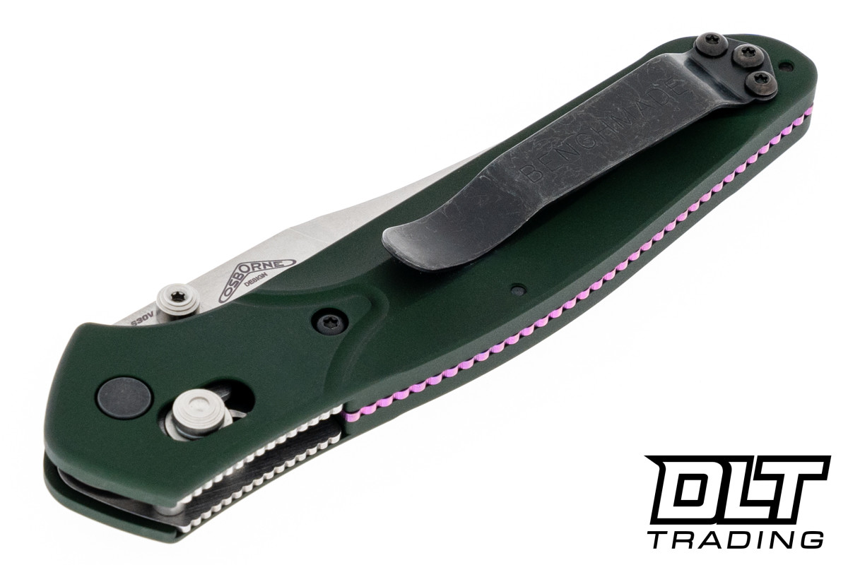 Benchmade 940 Osborne Green Aluminum S30V Folding Knife