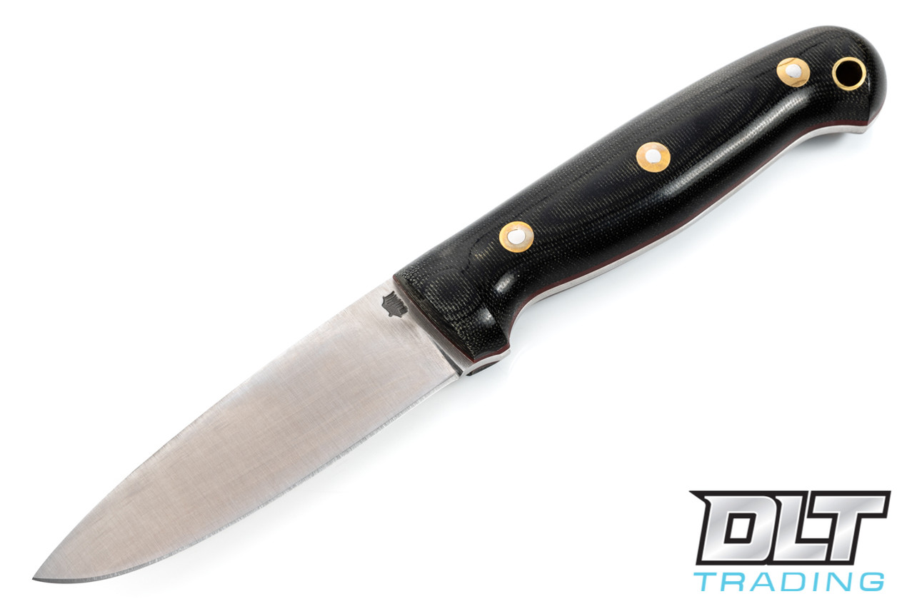 LT Wright | GNS 3V - Convex Ground - Black Micarta