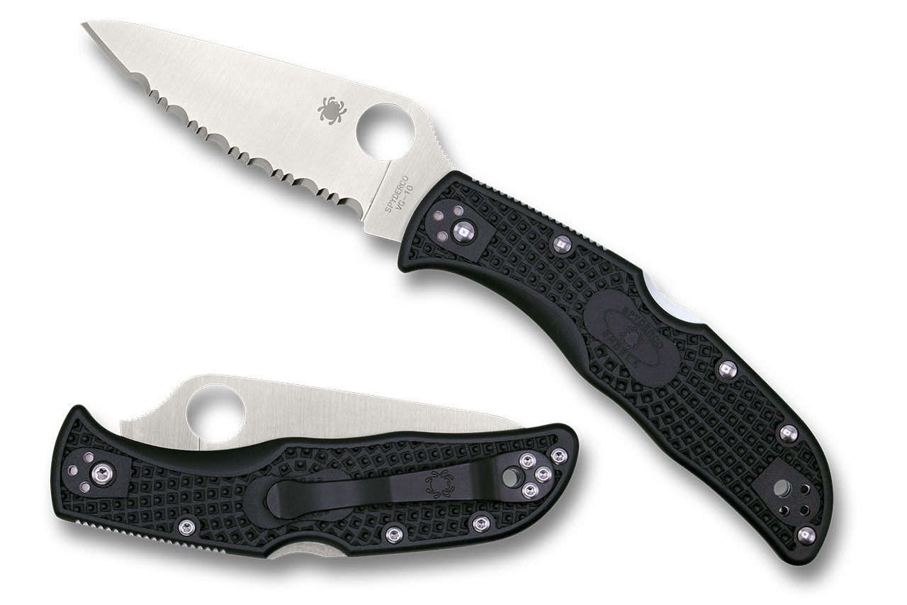 Spyderco C243SBK Endela Lightweight Fully Serrated