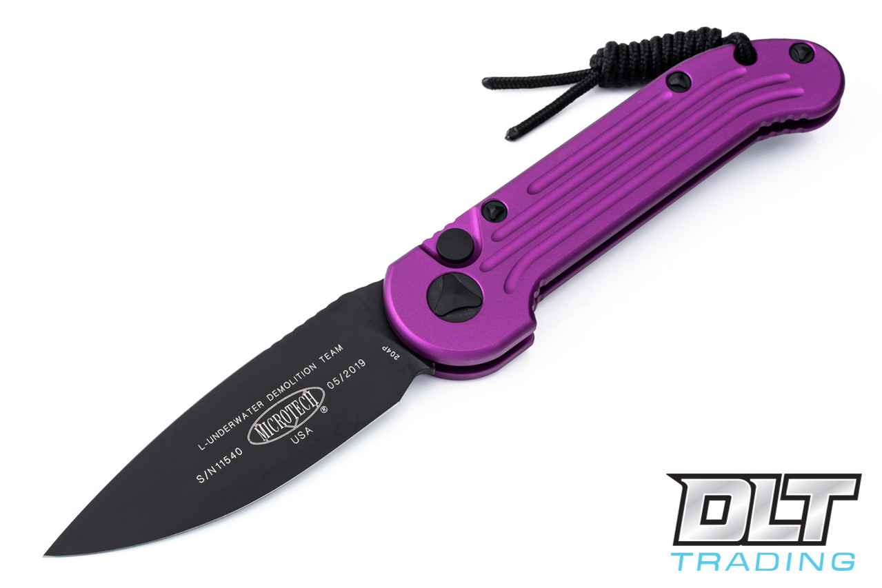 Microtech 135-1VI LUDT - Violet Handle - Black Blade - DLT Trading