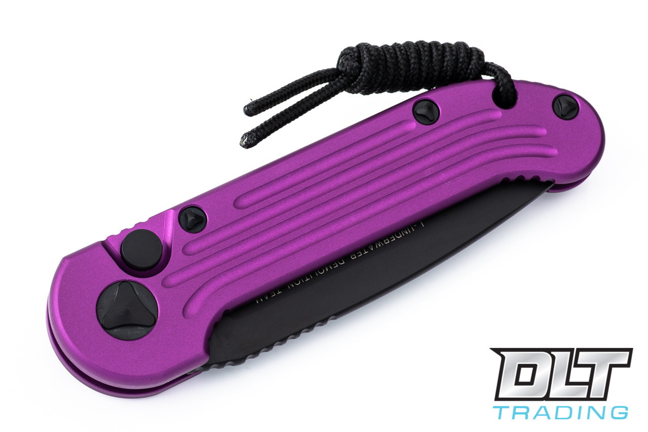 Microtech 135-1VI LUDT - Violet Handle - Black Blade - DLT Trading