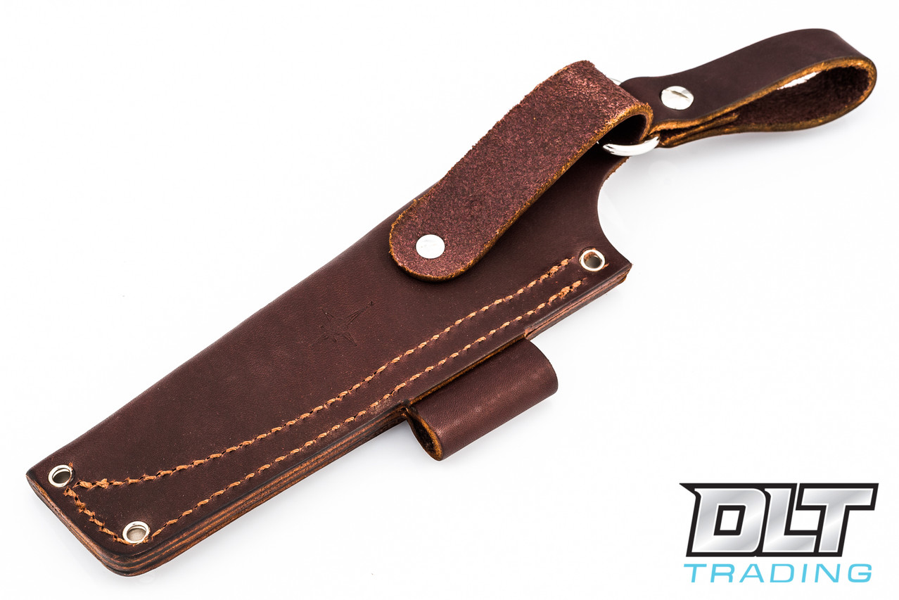 LT Wright Genesis A2 - Scandi - Black Micarta - Natural Liners