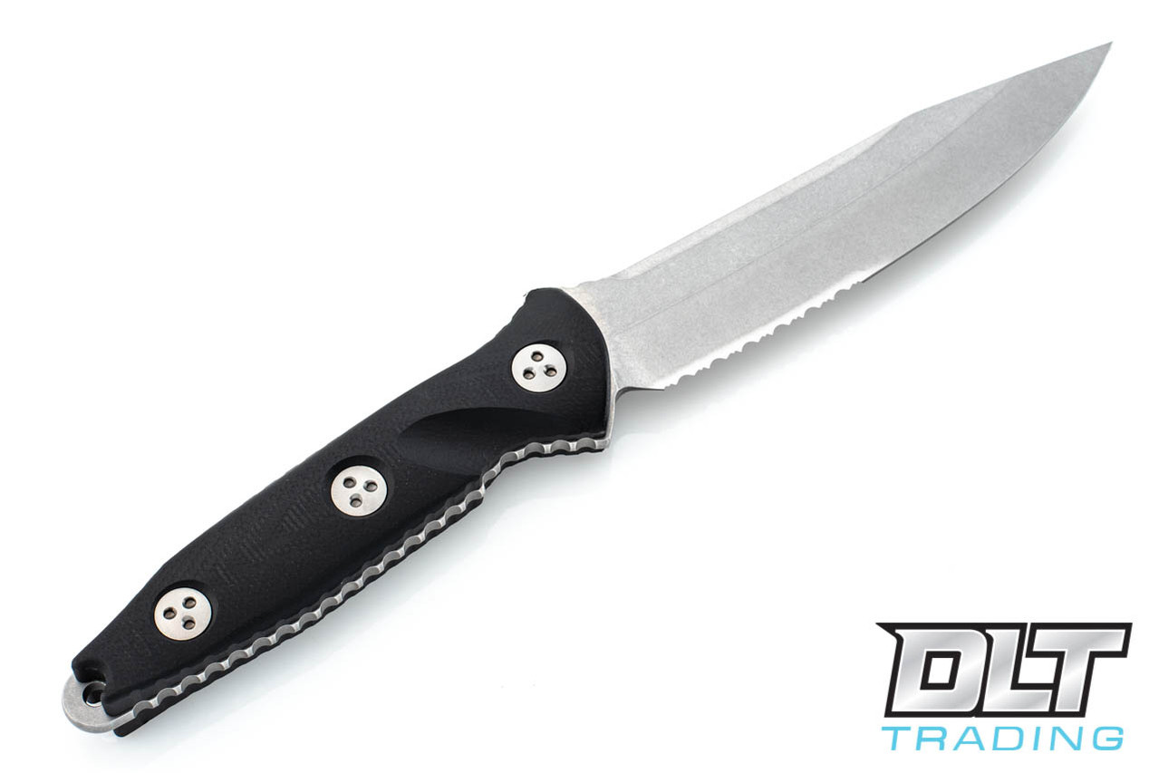 Microtech 113-11 SOCOM Alpha S/E - Black Handle - Stonewash Blade